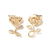 Brass Micro Pave Cubic Zirconia Pendants KK-I702-16G-1