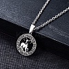 Non-Tarnish Stainless Steel Pendants PW-WG33219-03-1