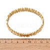 Valentine's Day 304 Stainless Steel Heart Open Hinged Cuff Bangles for Women SA-CBA7A40-07G-5