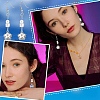 10Pcs 2 Colors Rack Plating Alloy with Rhinestone Pendants FIND-YW0006-90-6