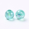 Eco-Friendly Transparent Acrylic Beads PL731-9-3