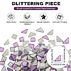 Glitter Glass Cabochons GLAA-FH0001-02C-6