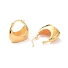 Brass Bag Shape Hoop Earrings for Women EJEW-E280-01G-2