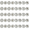 40Pcs 4 Styles 303 Stainless Steel Earring Nuts STAS-HS0001-58P-1