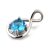 925 Sterling Silver Pave Cubic Zirconia Pendants STER-V001-03P-12-2