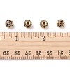 Brass Cubic Zirconia Beads ZIRC-F001-41G-4
