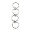 Brass Micro Pave Cubic Zirconia Plain Band Finger Rings for Women RJEW-P160-01H-P01-5