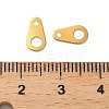 Brass Chain Extender Connectors KK-R211-12G-3