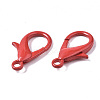 Spray Painted Eco-Friendly Alloy Lobster Claw Clasps PALLOY-T080-06B-NR-4