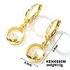 Fashionable Copper Inlaid Zircon Hoop Earrings UQ9075-2-1