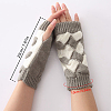 Polyacrylonitrile Fiber Yarn Knitting Fingerless Gloves COHT-PW0001-13D-2