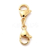304 Stainless Steel Double Lobster Claw Clasps X-STAS-E178-01B-G-1