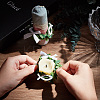 PVC Candle Wreath AJEW-NB00003-3