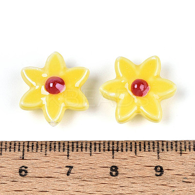 Handmade Porcelain Beads PORC-N008-10I-01-1