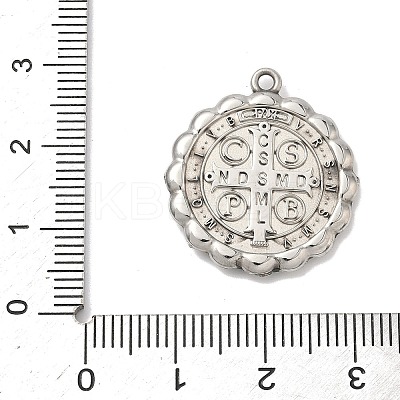 304 Stainless Steel Pendants STAS-G371-02P-02-1