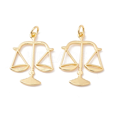 Brass Pendants KK-P217-19G-1