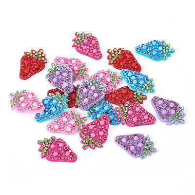 20Pcs 5 Colors Rhinestone Patches PATC-TA0001-07B-1