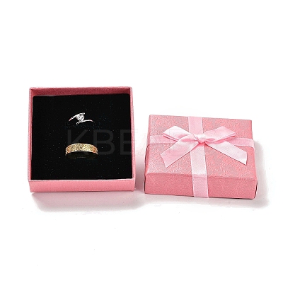 Cardboard Couple Ring Packaging Boxes CON-Z006-02C-1
