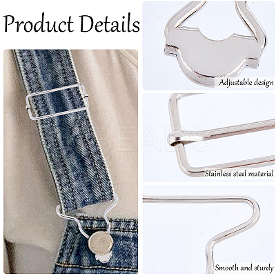 10 Sets Iron Gourd Buckle and In-line Buckle DIY-BBC0002-75A-P-1