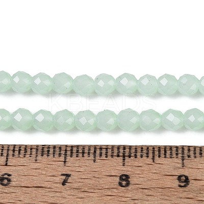 Imitation Jade Glass Beads Strands GLAA-T028-4mm-11G-1