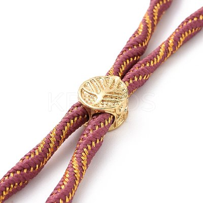 Nylon Cord Silder Bracelets MAK-C003-04G-1