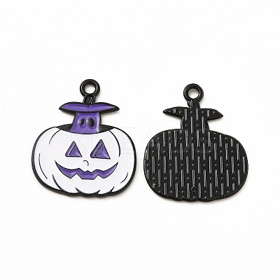 Rack Plating Alloy Enamel Pendants FIND-G054-17EB-01-1