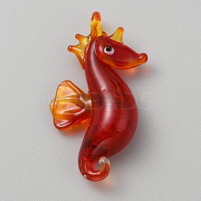Handmade Lampwork Pendants LAMP-CJC0012-08A-1