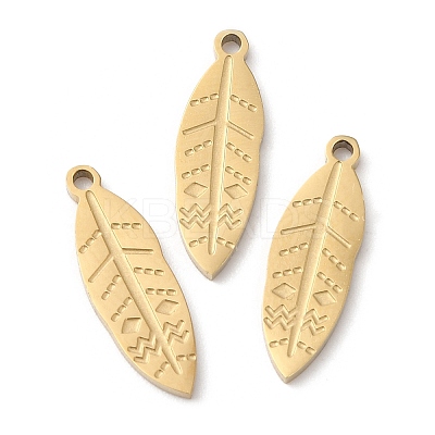 Ion Plating(IP) 316L Surgical Stainless Steel Pendants STAS-H213-63G-1