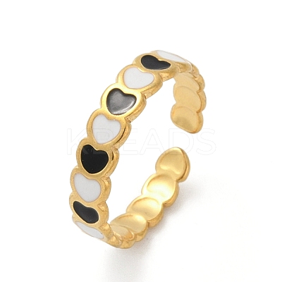 304 Stainless Steel Adjustable Cuff Rings RJEW-Q015-01G-E-1