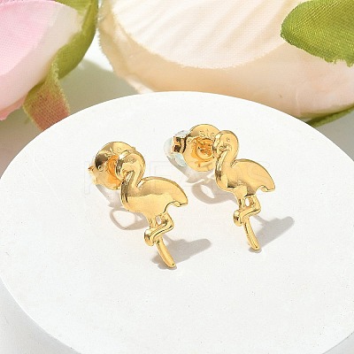 304 Stainless Steel Stud Earrings for Women STAS-Z117-15G-03-1
