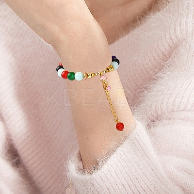 10Pcs Brass Enamel Pendants KK-SZ0005-22-1