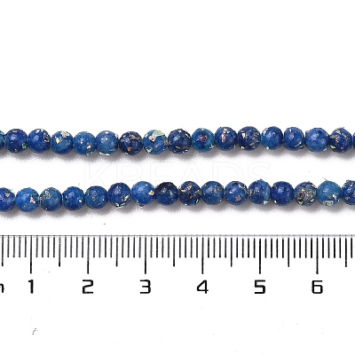 Assembled Natural Dolomite and Synthetic Opal Beads Strands G-Q017-G06-01D-1-1