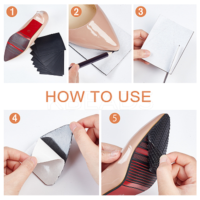 Silicone Non-slip Sole Stickers FIND-WH0126-69-1