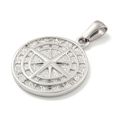 Non-Tarnish 304 Stainless Steel Pendants STAS-C102-13P-1