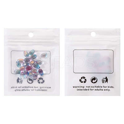 Transparent Spray Painted Glass Charms GLAA-YW0001-12-1
