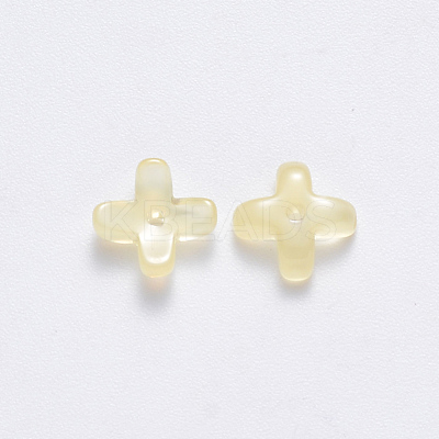 Imitation Jade Glass Beads GLAA-R211-06-A01-1