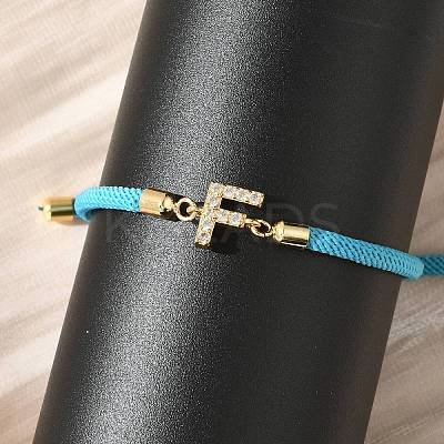 Adjustable Nylon Cord Bracelets X-BJEW-C096-01G-06-1