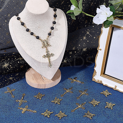20Pcs 2 Styles Alloy Tibetan Style Pendants & Chandelier Component Links Kits FIND-SC0022-98-1