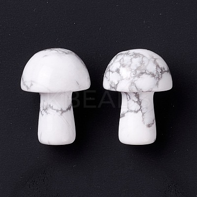 Natural Howlite Mushroom Gua Sha Stone G-D456-26H-1
