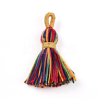 Polycotton(Polyester Cotton) Tassel Pendant Decorations FIND-N006-01A-1