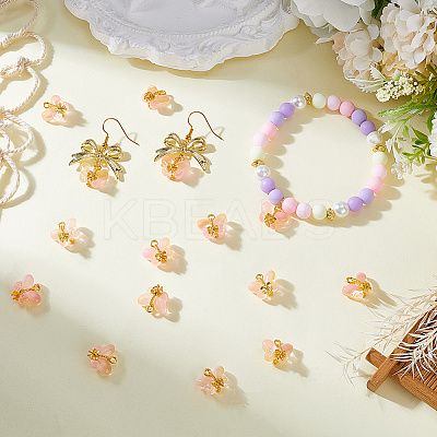 30Pcs Glass Pendants GLAA-SC0002-59A-1