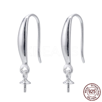 925 Sterling Silver Earring Hooks STER-E062-02S-1