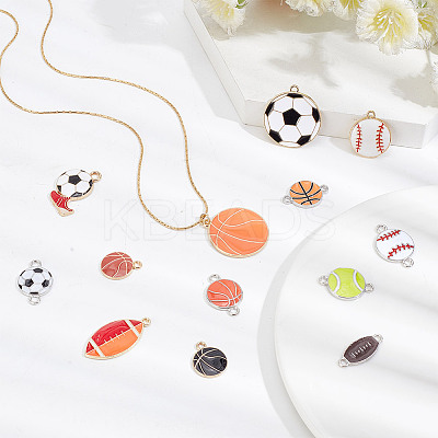 Sports Theme DIY Jewelry Making Findings Kits DIY-AR0003-70-1
