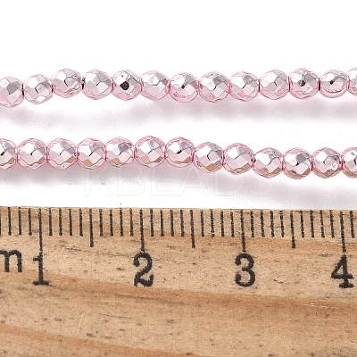 Baking Paint Synthetic Non-Magnetic Hematite Beads Strands G-H020-K01-09-1