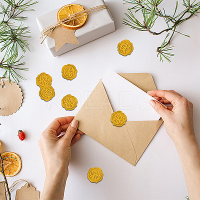 50Pcs Adhesive Wax Seal Stickers DIY-SD0001-69B-1