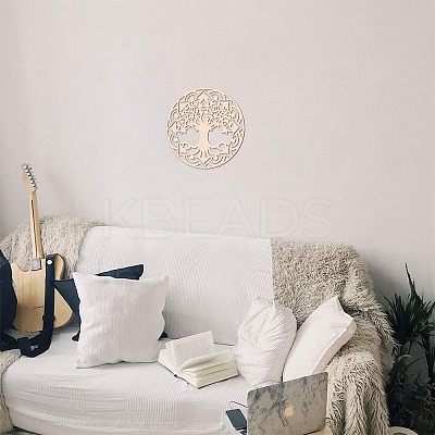 Laser Cut Wooden Wall Sculpture WOOD-WH0105-019-1