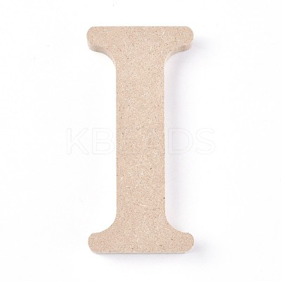 Letter Unfinished Wood Slices DIY-WH0162-62I-1
