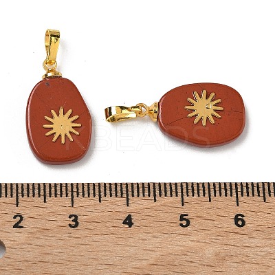 Natural Mixed Stone Pendants G-K385-20G-1
