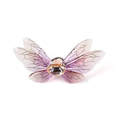 Butterfly Epoxy Resin Pins JEWB-N010-02A-1