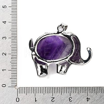 Natural Amethyst Pendants G-G112-01P-14-1